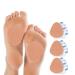 Metatarsal Pads for Men and Women Ball of Foot Cushions | Felt Metatarsal Pads Reduce Forefoot Friction 1/4" Thick - 6 Pairs Skin Color