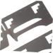Balacoo 2pcs Eyebrow Ruler Makeup Stencil Brow Shaping Ruler Brow Guide Stencil Cosmetics Stainless Steel 1 count (Pack of 1) As Shown - Buy Online on GoSupps.com