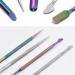 2 in 1 Cuticle Pusher Professional Cuticle Remover Stainless Steel Cuticle Cleaner Nail Art Care Tool for Manicure Stainless Steel Cuticle Cleaner Cuticle Pusher Nail Tool for Manicure Pedicure Double Head - Buy Online on GoSupps.com
