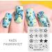 KADS Star Pattern Nail Art Stamping Plate - Manicure Print Image Template FA027 - Buy Online on GoSupps.com