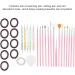 Demeras Nail Polish Pens Manicure 21x9x3 Professional Nail Art Set Nail Painting Drawing Brushes Pen Manicure Dotting Pen Mixing Line - Buy Online on GoSupps.com