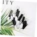 HAPINARY 50pcs Brush Eyeshadow Sponges Ladies Suits Eye Shadow Women Eyeshadow Brush Travel Lipstick Oval M White - Buy Online on GoSupps.com