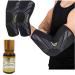 SilverAge Elbow Support for Gym - Elbow Brace for Men and Women Workout Elbow Compression Sleeves for Tendonitis Pain Relief Volleyball Cricket - Robotic Elbow Pain Solution - Medium(Free 10ml Oil)
