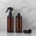 Zeoabsy 6 Pack 300ml Brown Plastic Spray Bottles with Black Spray Heads Fine Fog Atomizer for Plants Cleaning and Hairdressing | Includes Funnel - Buy Online on GoSupps.com