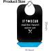 Waterproof Adult Bib for Elderly Men/Women - Reusable Dining Clothing Protector Apron - Black - Buy Online on GoSupps.com