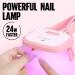 TOMICCA 4 in 1 Gel Nail Glue and Lamp Kit - Portable UV Nail Lamp for Fast Nail Extension System - Ideal for Travel - Buy Online on GoSupps.com