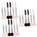 18-Piece Makeup Made of Sponge Brush Set Make Up Makeup Brush Set Mascara Brush Foundation Brush Girls Makeup Set Impression Set Travel Makeup Brush Aluminium Tube