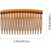 Provone 8pcs Vintage Hair Combs Plastic Side Hair Combs With 16 Teeth For Fine Hair Accessory For Women Girls (Brown) - Buy Online on GoSupps.com