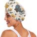 Sunflower Gnomes Hair Towels 2 Pack - Super Absorbent Quick Dry Hair Turbans for Women & Girls - Buy Online on GoSupps.com