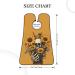 Sunflower Skeleton Beard Bib | Spooky Skull Grooming Cape for Shaving & Trimming | Non-Stick Beard Hair Catcher | Perfect Gifts for Men - Buy Online on GoSupps.com