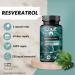APOLLO'S HEGEMONY Resveratrol High Dose 400 mg - 60 Vegan Capsules - 2 Months Supply - 98% Trans-Resveratrol from Japanese Knotweed Extract - Natural Antioxidant - Buy Online on GoSupps.com