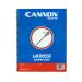 Cannon Sports Scorebook Men's Lacrosse