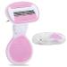Extra Smooth Ladies Razor with 4 Blades | Flexball Compact Razor for Travel - Includes Travel Bag - Buy Online on GoSupps.com