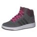 adidas Unisex Kids Hoops Mid 2.0 Fitness Shoes 37 1/3 EU Grey Five Core Black Screaming Pink