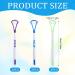 Set of 6 Tongue Scrapers 2in1 for Adults and Children Tongue Scraper Tongue Cleaner for Removing Bad Breath Improves Your Oral Hygiene - Buy Online on GoSupps.com