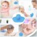 Baby Bathing Brush | Soft Silicone Shower & Massage Brush for Newborns | Baby Hair & Milk Crust Remover - Buy Online on GoSupps.com