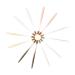 Beavorty 12st toothbrush with crystal handle gum toothbrush implants toothbrush tooth hygiene oral hygiene light toothbrush wear -resistant toothbrush manual crystal brush box
