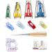 BUTUZE Fabric Bias Tape Maker Kit - Sewing Awl, Positioning Pin, Adjustable Binder Clip, Wooden Awl Foot Press - Practical Set for Sewing & Quilting - Buy Online on GoSupps.com