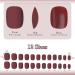 144 Pcs Matte Fake Nails Set - Short French Full Cover Press-On Nail Tips for Women | Adhesive Tabs & Nail File Included - Buy Online on GoSupps.com