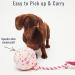 Pet London Birthday Pink Balloon Dog Toy - Celebrate Dog's Happy Birthday - Plush colourful Rainbow Confetti Pattern Dog Party Gift-Perfect Pup Special Day Present-UK Designer Brand-BDAY or Adoption - Buy Online on GoSupps.com