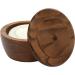 M HLE Wooden Shaving Bowl with 65g Aloe Vera Shaving Soap - Buy Online on GoSupps.com