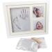Newborn Baby Handprint/Footprint Picture Frame Kit. Perfect Gifts Memorable Keepsakes Decorations Premium Clay & Wood Frame
