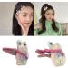 Limtula Furry Plush Hair Clip Sweet Side Clip Hairpin Women Hair Styling Tool for Side Hair Korean Style Girls Headdress Pink - Buy Online on GoSupps.com