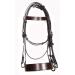 Pets2Care PLAIN HUNTER BRIDLE BROWN WITH 2" NOSEBAND & 1" BROWBAND PREMIUM QUALITY (FULL)