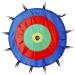 GSI Round Parachute - 12 Feet Round Rainbow Parachute Toy Tent Game for Children Gymnastics Cooperative Play and Outdoor Playground Activities