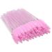 Elisel 100 PCS Disposable Mascara Brushes Crystal Eyelash Brushes Mascara Wands Applicator Eyelash Extensions Makeup Tools Eyebrow Brush (Pink)