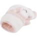 Toddler Kids Puppy Flip Top Gloves | Knitted Half Finger | 3-8 Yrs | Elk/Pink - Buy Online on GoSupps.com