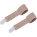 Toe Straightener Brace for Hammer Toes & Broken Toes | Superior Splint & Wrap for Men & Women - 1 Pair (Tan - Buy Online on GoSupps.com