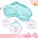 Gel Eye Mask + Silk Sleep Mask: Hot/Cold Therapy for Puffy Eyes, Dark Circles, Headaches - Adjustable Strap & Reusable (Light Green) - Buy Online on GoSupps.com