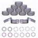 JOYWEE Aluminum Tin Jars 24 Pack.5 Oz/15ml - Empty Cosmetic Metal Tins for Candle, Lip Balm, Salve, Makeup - Screw Cap Lid, Round Pot Container - Buy Online on GoSupps.com