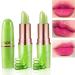 evpct 2Pcs Aloe Vera Lip Color Changing Lipstick Tinted Lip Balm Set Green Magic PH Lipstick Color Change Changing Crystal Flower Jelly Lipstick Gloss Stain Makeup Set for Women Girls Waterproof 2 Count (Pack of 1) 2Pcs ...