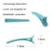 8PCs Colorful Hair Clips Set - Stylish Hairdressing Combi-Clip Barrettes for Women - 7.8 cm Matted Hair Accessories - Buy Online on GoSupps.com