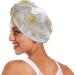 Jasmine Petals Hair Towel 2 Pack - Super Absorbent Quick Dry Turbans for Women & Girls - Buy Online on GoSupps.com