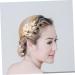 FRCOLOR 1pc White Bridal Comb Ceramics Decorate Bride Alloy - Buy Online on GoSupps.com