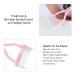 MSQ Pink Eyelash Comb & Eyebrow Brush Set - Perfect Mascara Applicator & Cosmetic Care Tool for Flawless Lashes - Buy Online on GoSupps.com