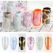 1 Box Unique Marble Series Starry sky Tools Nail Art Paper Nail Art Transfer Sticker Decoration Sticker Pink Blue Foils Paper(style9) - Buy Online on GoSupps.com