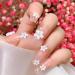 3D Flower Nail Charms - Acrylic Charms with Gold/Silver Beads for Nail Art - 6 Boxes - Nail Accessories for Women/Girls - DIY Nail Design - Buy Online on GoSupps.com