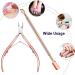 Qwertfeet Cuticle Trimmer 8 Pieces with Set 4 Stainless Steel Cuticle Tongs 4 Cuticle Scraper Cutter (Gold) - Buy Online on GoSupps.com