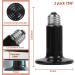 REPTI HOME Ceramic Heat Emitter 75W Reptile Heat Lamp Bulbs 2 Pack Ceramic Heater for Amphibian Pet Brooder Coop Chicken Dog Cat - Buy Online on GoSupps.com