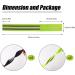 Deepton 6-Piece Bike Pants Bracket Set - Elastic Reflector Strap & Velcro Fastener - Reflective Tapes for Cycling & Jogging - Black & Neon Yellow Green - Buy Online on GoSupps.com