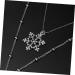 COLLBATH A Necklace Necklaces Women Pendant Necklace Snowflake Necklace Accessories Sweater Chain Miss Long - Buy Online on GoSupps.com