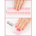 Kalolary Gel Nail Polish Strips Nail Gel Art Sticker Waterproof Full Nail Wraps Decal Sets with Nail File and Stick for Women Girls Nail Art Decor (UV/LED Lamp Required) (Gradient Pink) - Buy Online on GoSupps.com