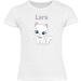 Personalized Gift - Cute Cat T-Shirt for Girls | Shirtracer | Custom Name Design - White 164 - Buy Online on GoSupps.com