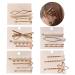18Pcs pearl hair clips jpyz metal hair clips pearls hair clips gold hair clips fashion hair pins for birthday party ceremony and everyday life