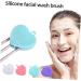 FOMIYES Heart Shaped Face Brush Manual Exfoliating Brush Face Scrubber Exfoliator Brush Facial Cleansing Brush Face Exfoliator Face Cleansing Brush Exfoliator Washing Device Washbasin 9.8x8.4cm - Buy Online on GoSupps.com