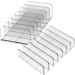 Mipcase 4 Pcs Cosmetic Storage Box Vanity Trays Clear Eyeshadow Organizer Eyeshadow Holder Makeup Make up 17X12CMx2pcs Greyx2pcs - Buy Online on GoSupps.com